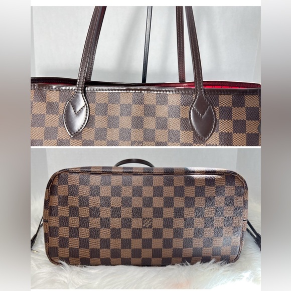 LV Neverfull Mm Damier Ebene Tote Bag - Picture 11 of 17